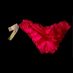 ❤️❤️ NWT Sundazed Hot Pink Cheeky Ruched Bikini Bottoms
